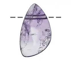 0401298207 Freeform Amethyst A percé, 3,5 - 4,0cm | Marco Schreier