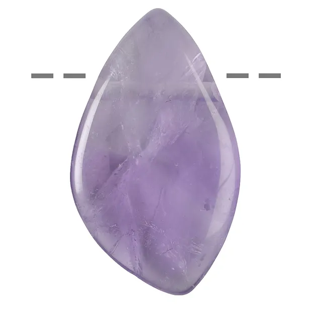 Freeform Amethyst A percé, 4,0 - 4,5cm | Marco Schreier