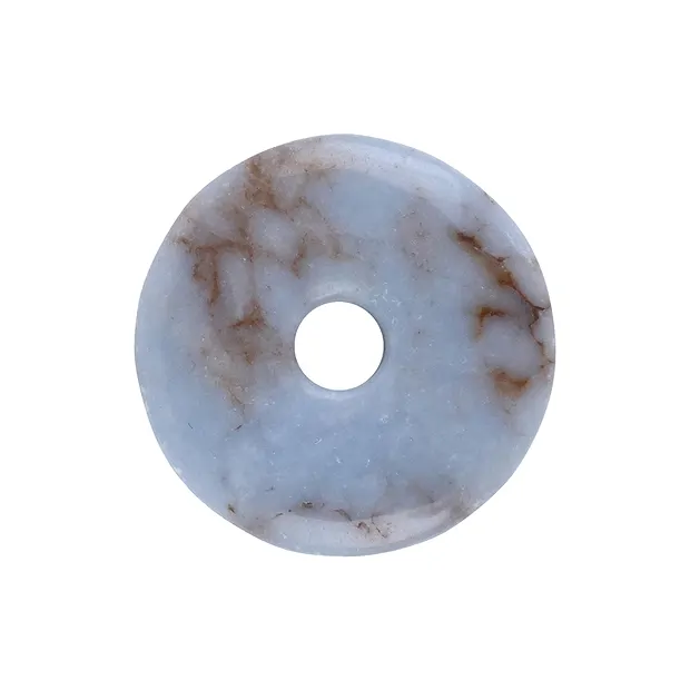 Angelite a ciambella (Anidrite), 40 mm | grossista gemme e pietre curative