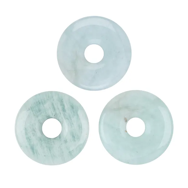 Ciambella Acquamarina, 28-32 mm | gemme, pietre curative e gioielli all'ingrosso