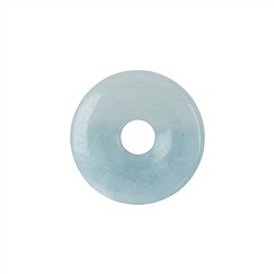 0402200350 Aguamarina donut, 33-37mm | piedras preciosas, piedras curativas y joyería