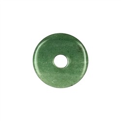 0403100300 Donut aventurina (verde), 30mm | piedras preciosas, piedras curativas y joyería