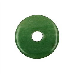 0403100400 Donut aventurina (verde), 40mm | piedras preciosas, piedras curativas y joyería