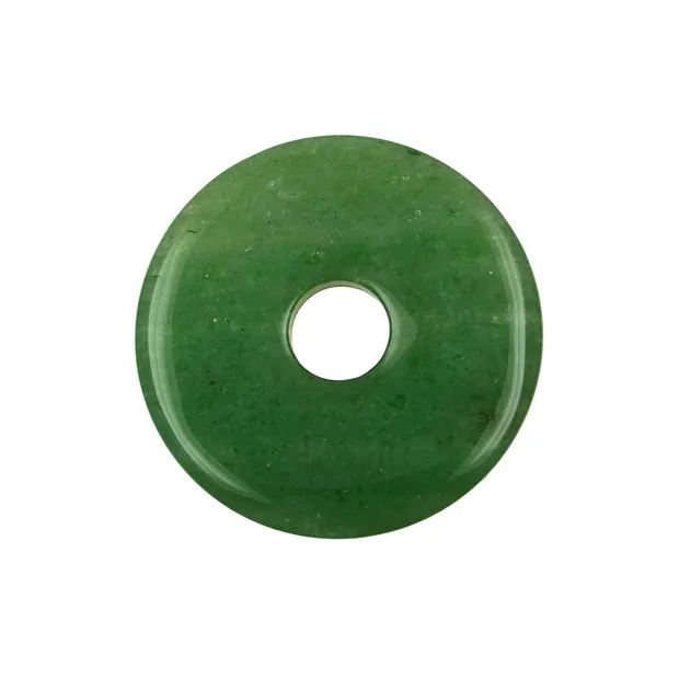 Donut aventurina (verde), 40mm | piedras preciosas, piedras curativas y joyería