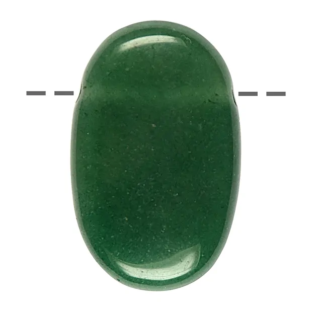 Linsenstein Aventurin gebohrt | Großhändler Edelsteine, Heilsteine & Schmuck