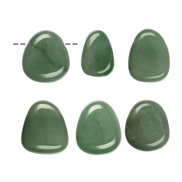 Trommelstein Aventurin gebohrt | Großhändler Edelsteine, Heilsteine & Schmuck