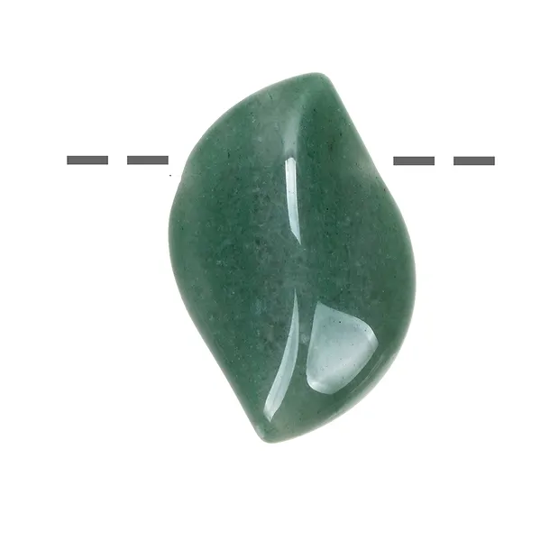 Phoenix Wings Aventurine (anti-stress) drilled, 3.5cm | Marco Schreier