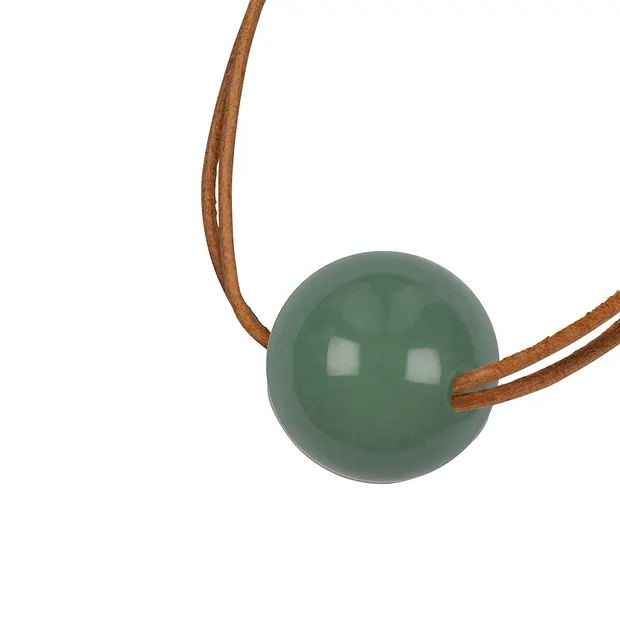 Drilled aventurine sphere, 25mm, 4mm hole | wholesaler gems & healing stones