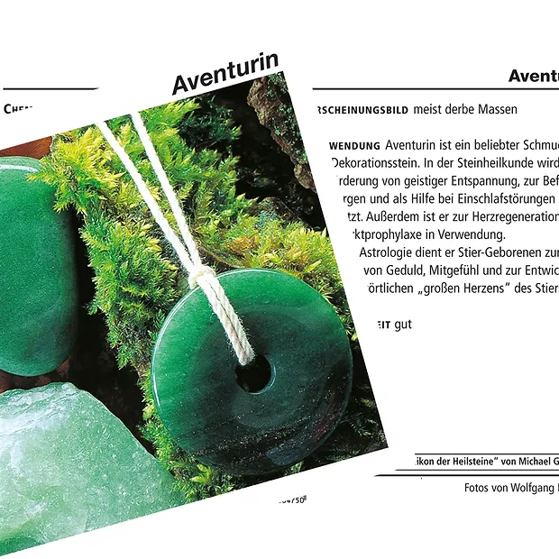 Boule Aventurine percée, 25mm | Marco Schreier