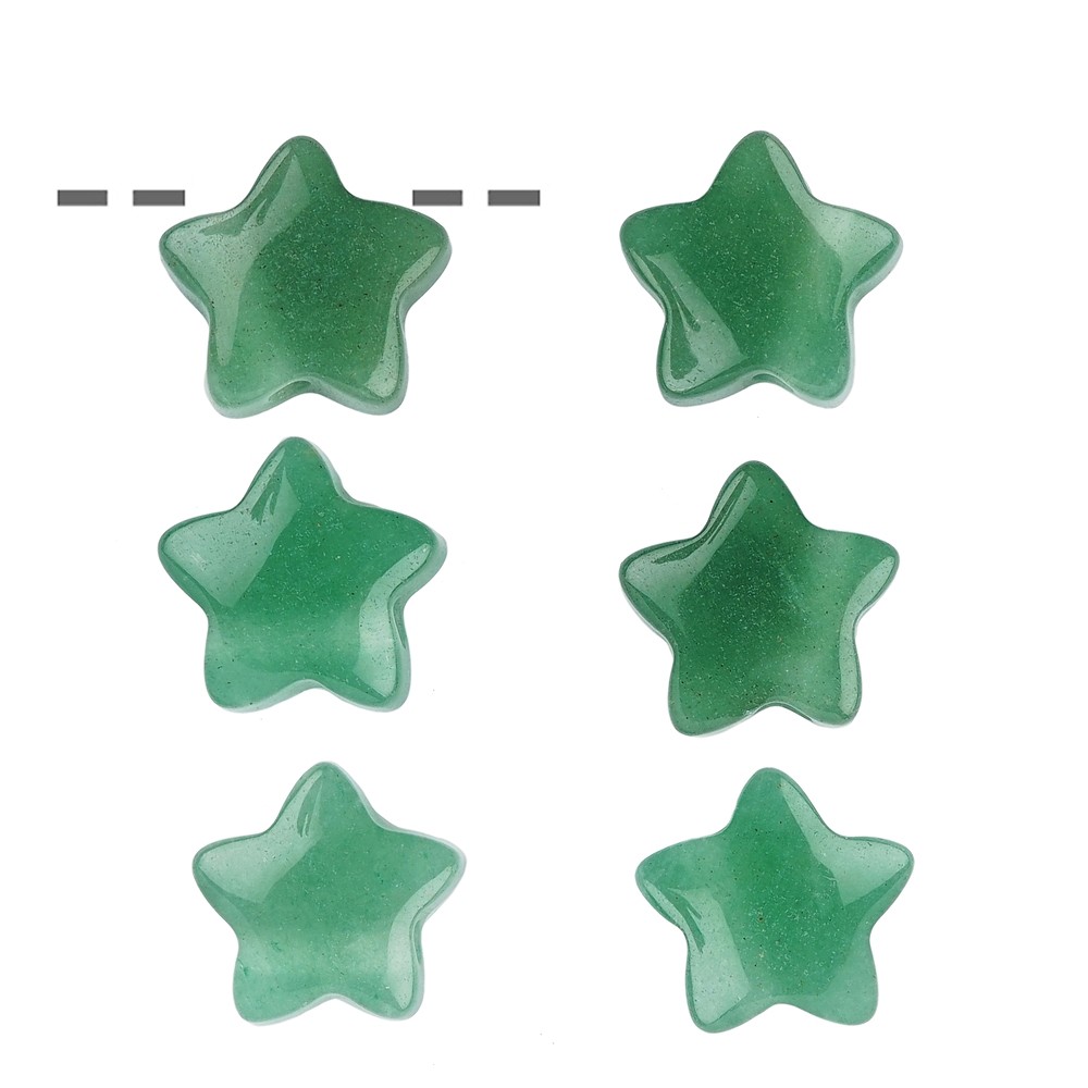 Estrella de aventurina perforada, 15mm | Marco Schreier