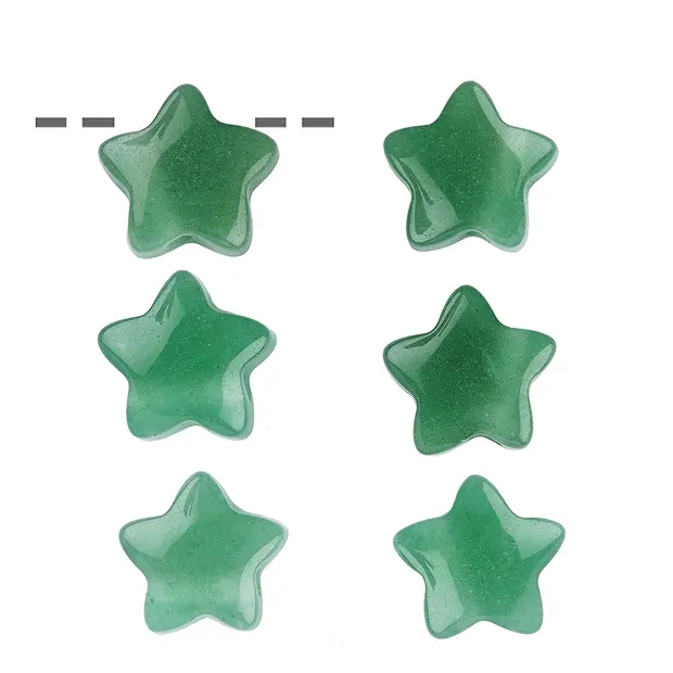 Stern Aventurin gebohrt, 15mm | Großhändler Edelsteine, Heilsteine & Schmuck