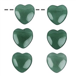 0403194605 Corazón de aventurina perforado, 15mm | Marco Schreier