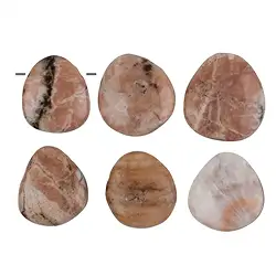 0403393002 Tumbled Stone Barite drilled | wholesale supplier gems, healing stones & jewelry