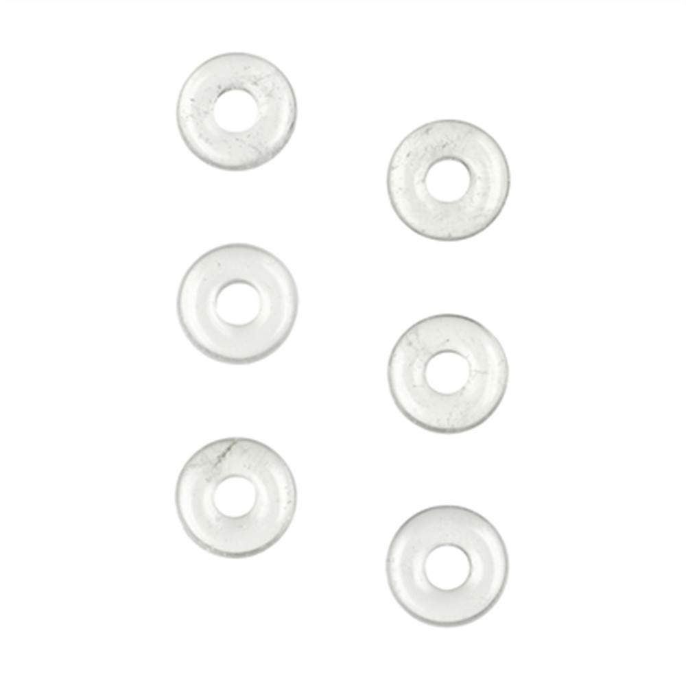 Donut Bergkristall, 15mm (6 St./VE) | Schreier Edelsteine, Heilsteine & Schmuck