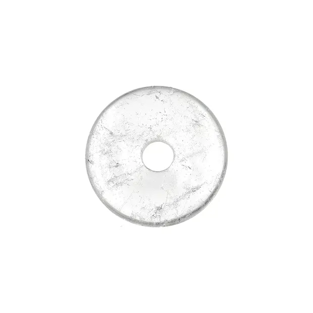 Cristal de roca Donut, 30 mm | piedras preciosas, piedras curativas y joyería