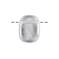 0403593015 Scheibenstein Bergkristall gebohrt, 4,0cm | GH Edelsteine, Heilsteine & Schmuck