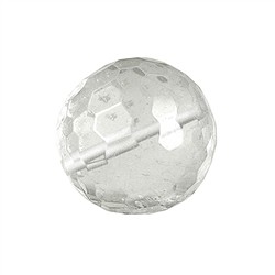 0403593412 Faceted Rock Crystal sphere, drilled, 12mm | wholesaler gems &amp; healing stones