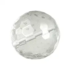 0403593416 Faceted Rock Crystal sphere, drilled, 16mm | wholesaler gems & healing stones