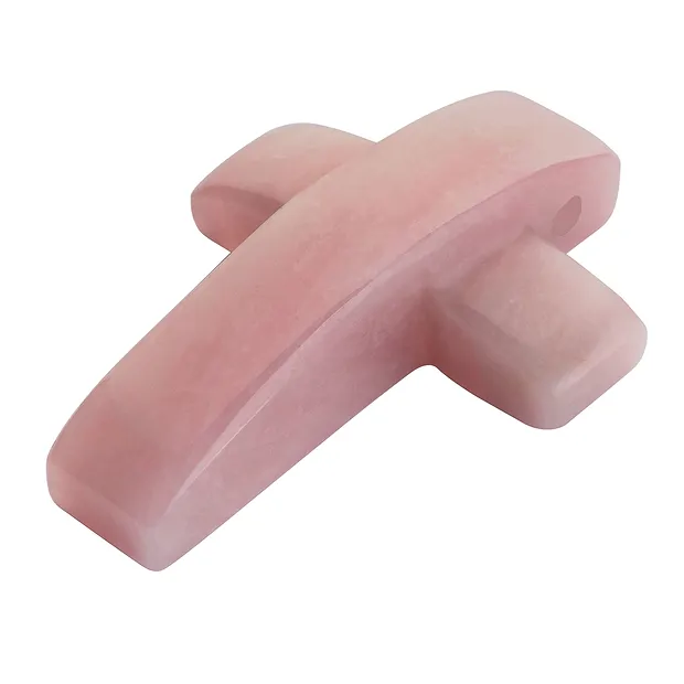 Kreuz gewölbt Bergkristall gebohrt, 3 x 4,5cm | Edelsteine, Heilsteine & Schmuck