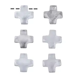 0403594601 Kreuz Bergkristall gebohrt, 15mm | Großhändler Edelsteine, Heilsteine & Schmuck