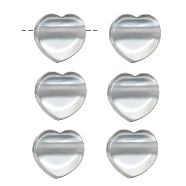 Herz Bergkristall gebohrt, 15mm | Großhändler Edelsteine, Heilsteine & Schmuck