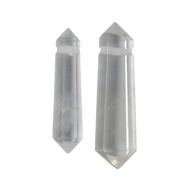 Quartz fantôme percé à double extrémité, 5,0 - 7,0cm (grand) | Marco Schreier