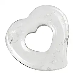 0403596034 Rainure laterale "coeur à coeur" Cristal de roche, 5,0cm | Marco Schreier