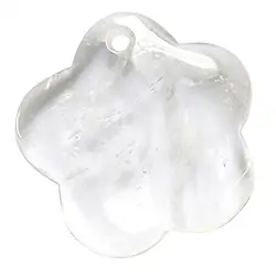 0403596042 Blüte Bergkristall frontgebohrt, 6,7cm  | GH Edelsteine, Heilsteine & Schmuck