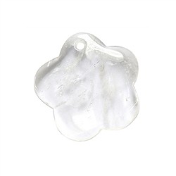 0403596048 Fleur Cristal de roche percée frontale, 4,8cm | Marco Schreier