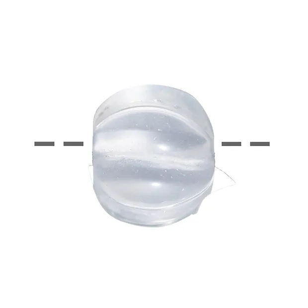 Bola de Cristal de roca grabada taladrada, 16mm, agujero de 2,5mm | Marco Schreier