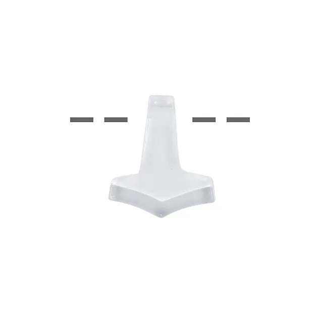 Marteau de Thor Cristal de roche percé, 2,5cm | Marco Schreier