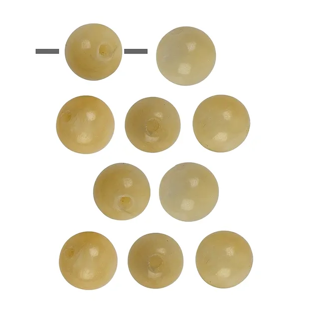 Kugel Calcit orange B gebohrt, 10mm (10 St./VE) | Marco Schreier