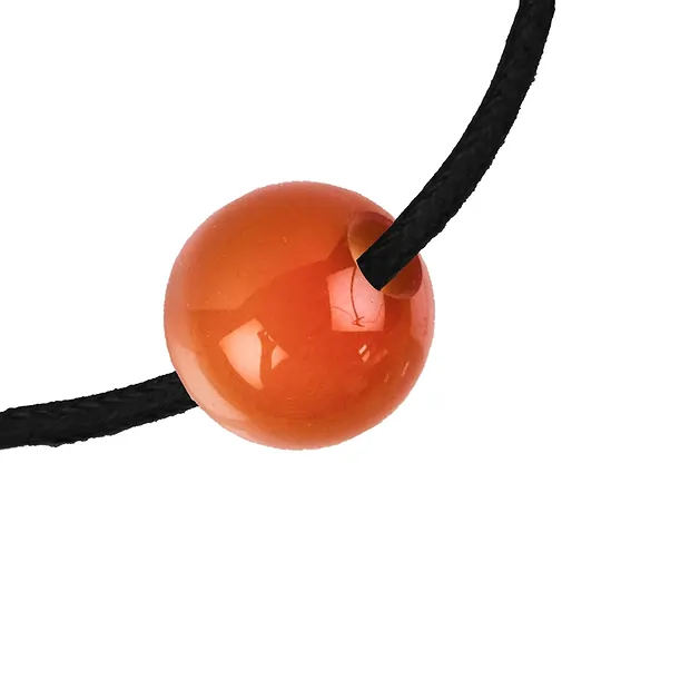 Boule Cornaline (chauffée) percée (5mm), 16mm | Marco Schreier