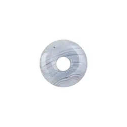 0404500250 Donut Chalcedon (blau), 25mm | Mineralienhandel Edelsteine, Heilsteine & Schmuck