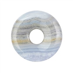 0404500450 Donut Chalcedon (blau), 43 - 47mm | Großhändler Edelsteine, Heilsteine & Schmuck