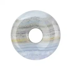 0404500450 Donut Blue Lace Agate (blue), 43 - 47mm | wholesaler gems & healing stones