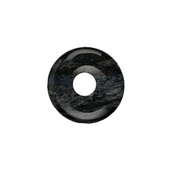 0404600300 Donut Onyx (teint&#xE9;e), 30mm | Pierres pr&#xE9;cieuses, pierres th&#xE9;rapeutiques &amp; bijoux