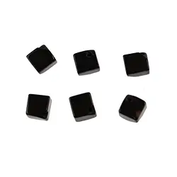 0404690110 Würfel Onyx (natur) diagonal gebohrt, 10mm | GH Edelsteine, Heilsteine & Schmuck