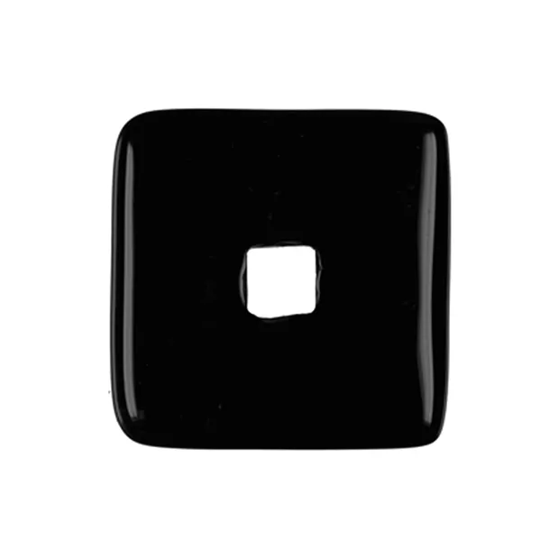 Donut carré Onyx (teintée), 40mm (6 pcs/UC) | Marco Schreier