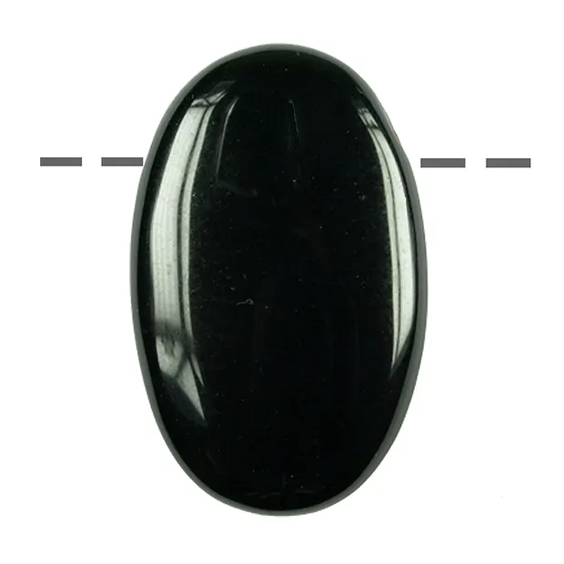 Linsenstein Onyx (gef.) gebohrt | Großhändler Edelsteine, Heilsteine & Schmuck