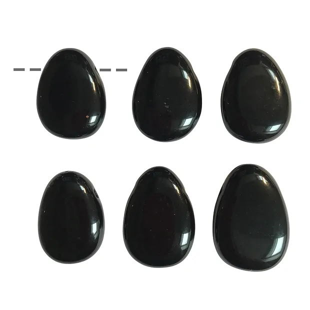 Pierres roulées Onyx (partiellement teintée) percées | Marco Schreier