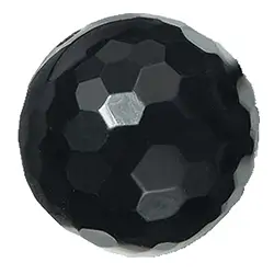 0404693420 Kugel Onyx (gef.) facettiert gebohrt, 20mm | GH Edelsteine, Heilsteine & Schmuck