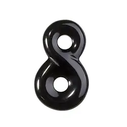 0404696029 Necklace piece "Infinity" Onyx (dyed), 4cm | wholesaler gems & healing stones