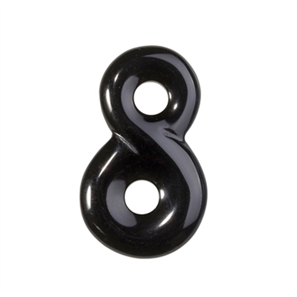 Halsreifteil "Unendlichkeit" Onyx (gef.), 4cm | Edelsteine, Heilsteine & Schmuck