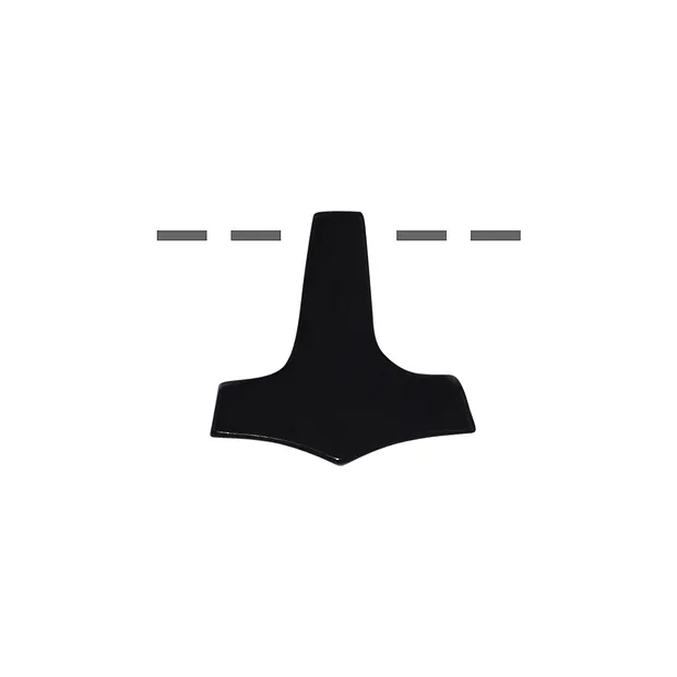 Martillo de Thor Ónice (natural) perforado, 2,5cm | Marco Schreier