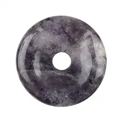 0404800504 Donut Charoïte B, 50mm | Pierres précieuses, pierres thérapeutiques & bijoux