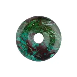 0405100254 Donut chrysocolla (stab.) B, 23 - 27mm | Schreier gems, healing stones & jewelry