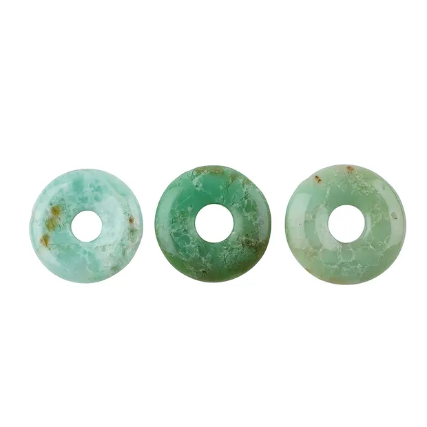 Donut Chrysopras, 23-27mm | Schreier Großhandel Edelsteine, Heilsteine & Schmuck