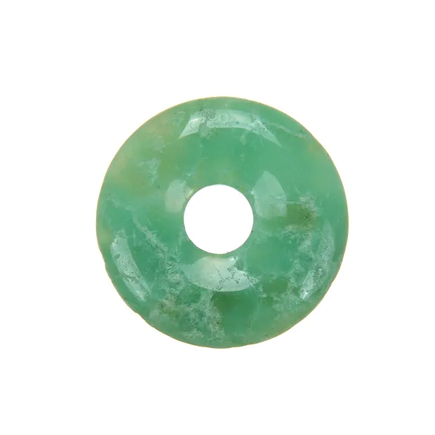 Crisoprasa donut, 28 - 32 mm | piedras preciosas, piedras curativas y joyería