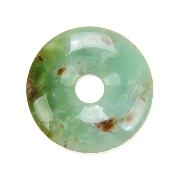 Donut Chrysopras, 38 - 42mm | Mineralien-Handel Edelsteine, Heilsteine & Schmuck
